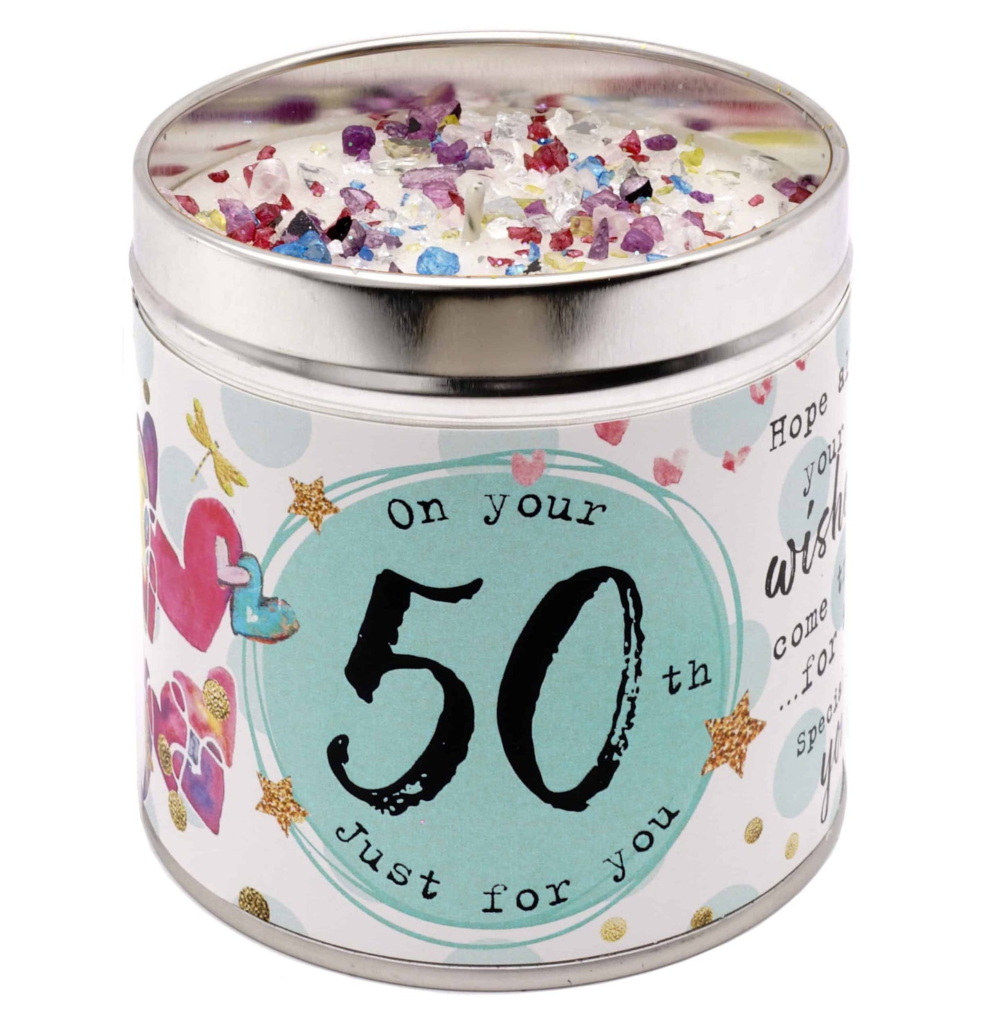 JUST BECAUSE AGE CANDLES – 50TH