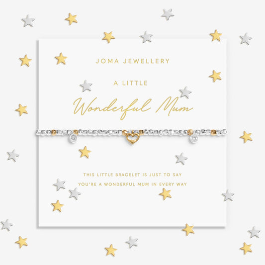 Joma Jewellery - Wonderful Mum Silver & Gold Bracelet