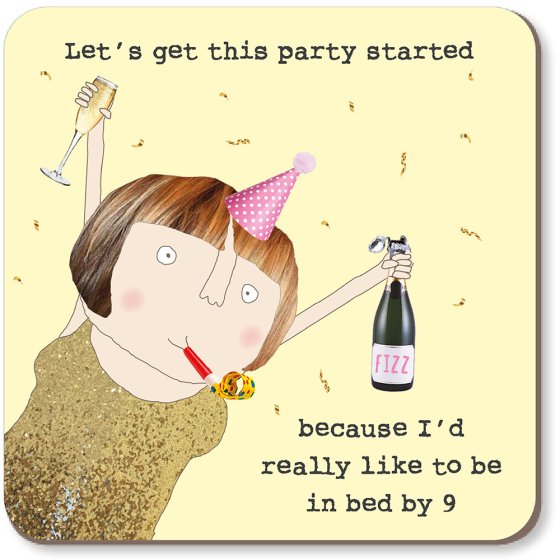 Rosie Made a Thing - Party Started Coaster