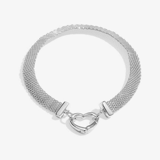 Joma Jewellery - Bar Heart Clasp Bracelet 9364