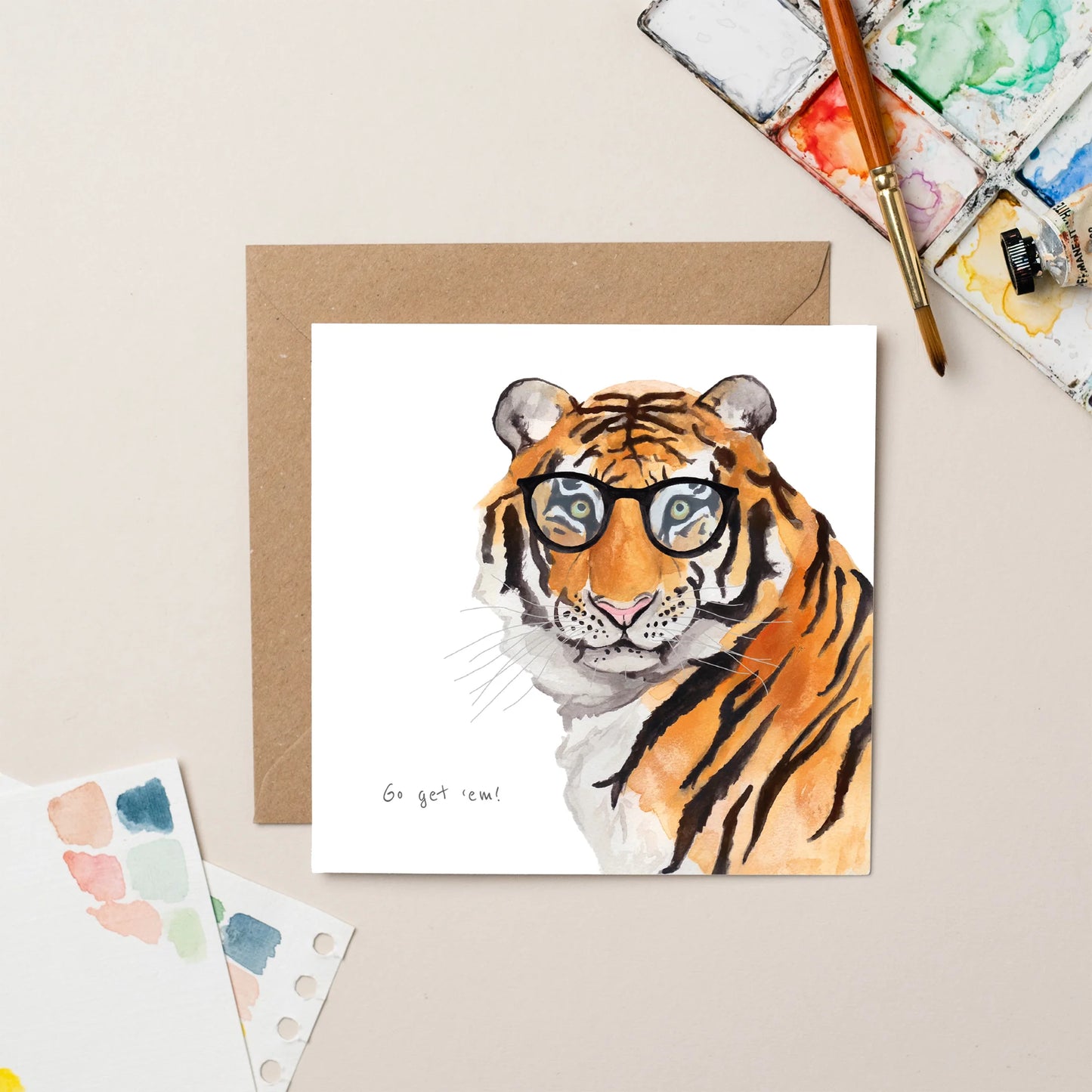 Go Get 'Em Tiger card