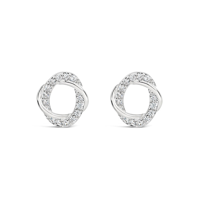 HYPOALLERGENIC SILVER PLATED EARRINGS A37