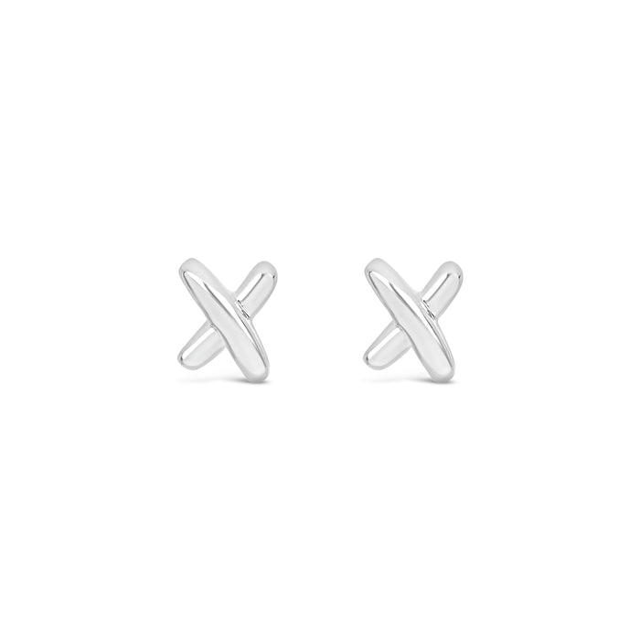 HYPOALLERGENIC SILVER PLATED EARRINGS A44