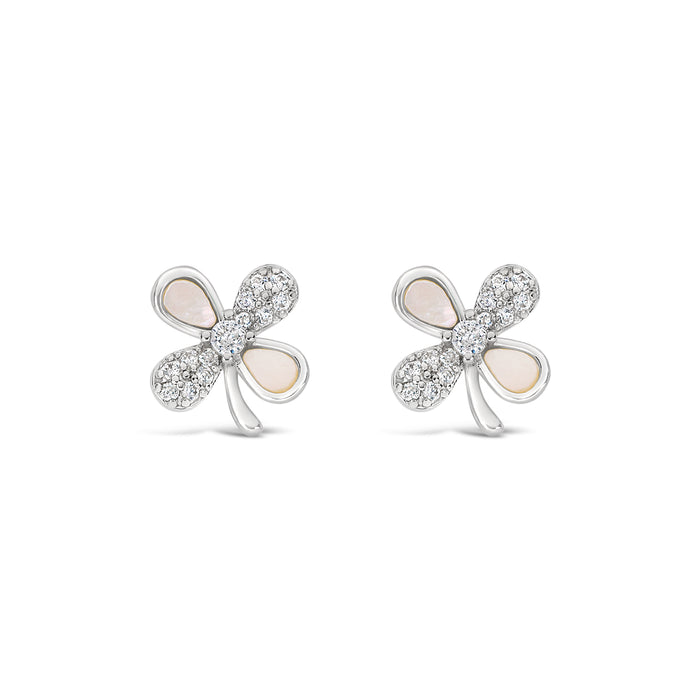 HYPOALLERGENIC SILVER PLATED EARRINGS A48