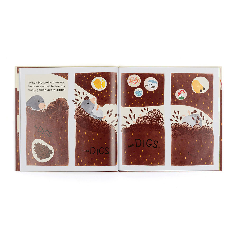Jellycat - Muswell Mole Book