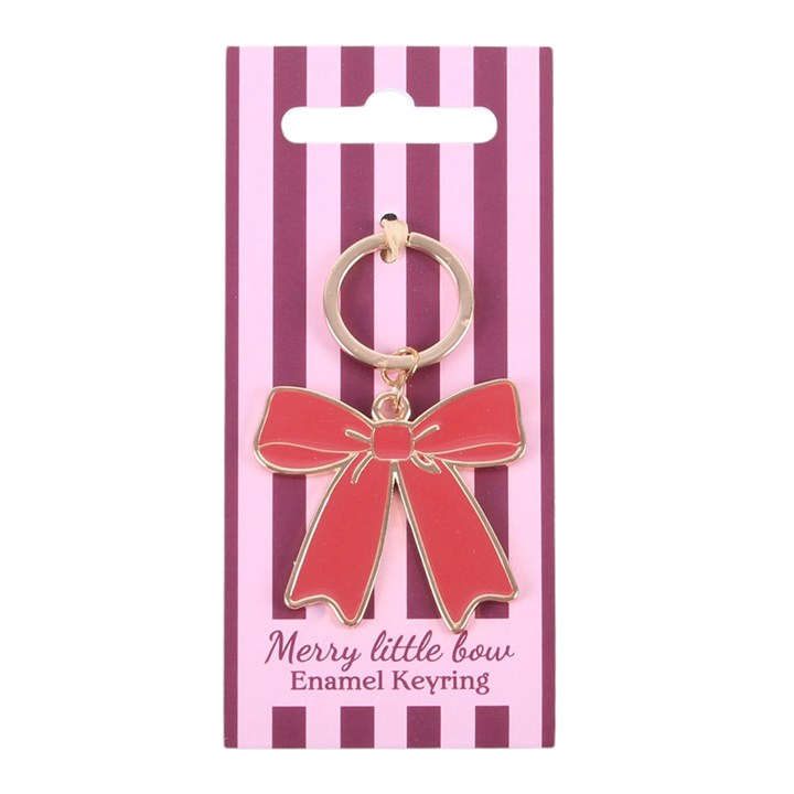 Red Bow Keyring