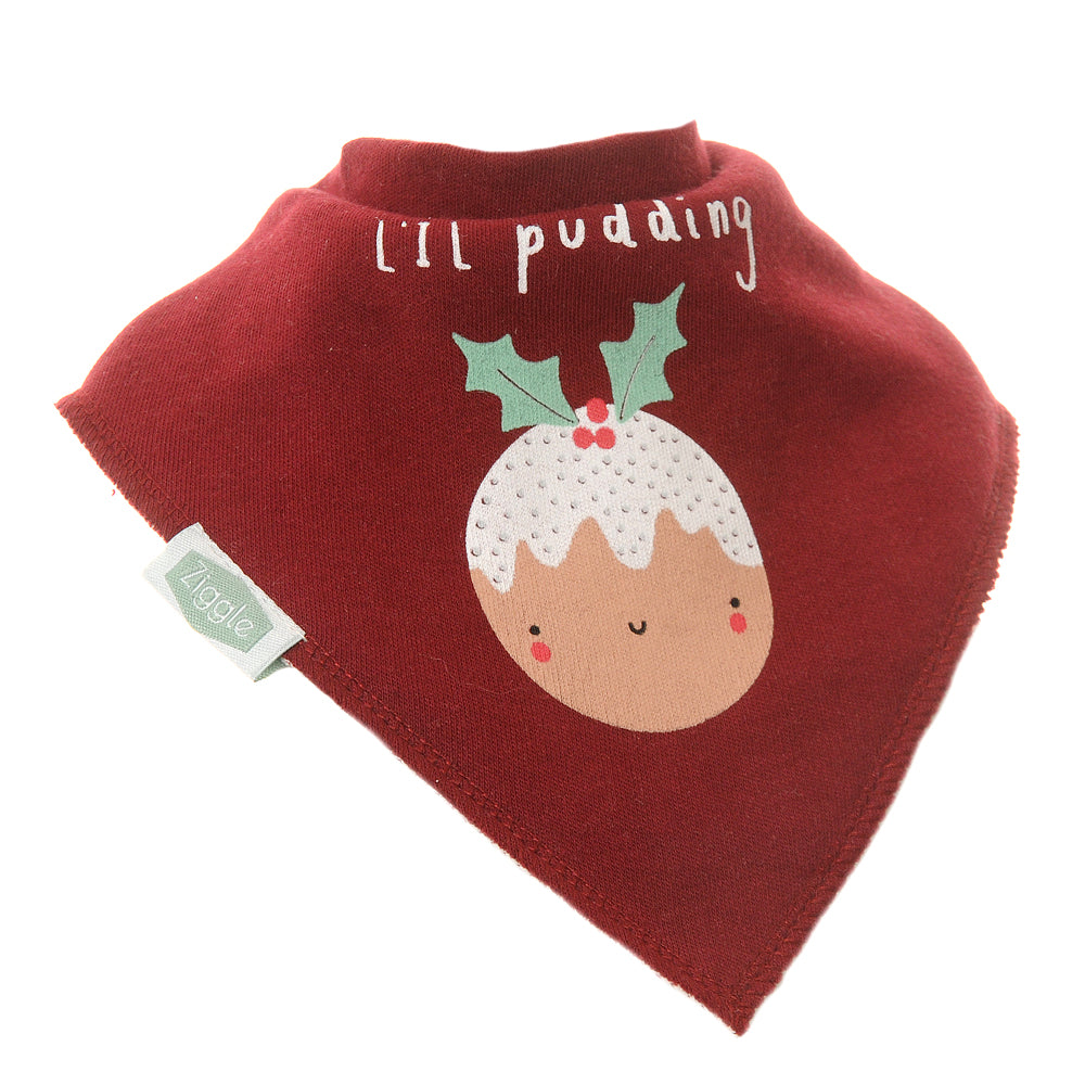 Ziggle Red Pudding Bib