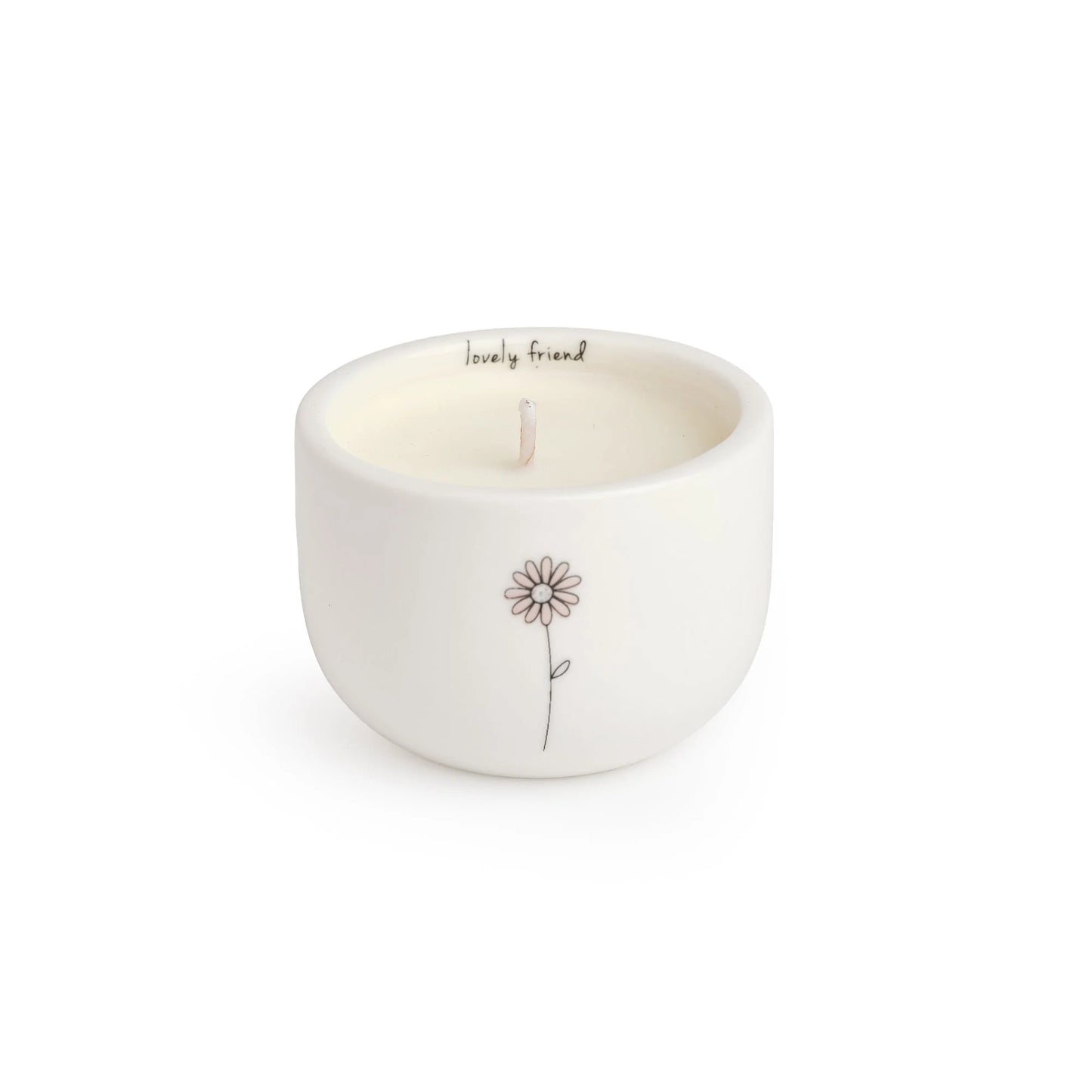 Lovely Friend Ceramic Candle