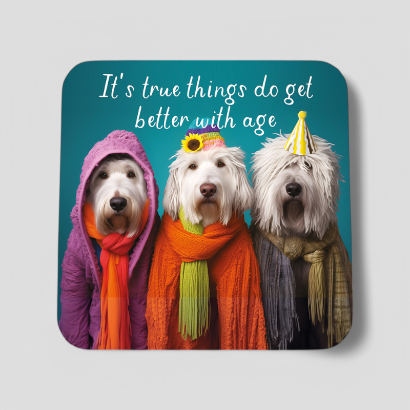 It's True Things Do Get Better With Age Coaster
