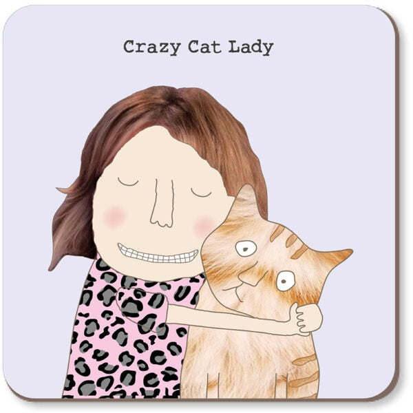 Rosie Made a Thing - Crazy Cat Lady Coaster