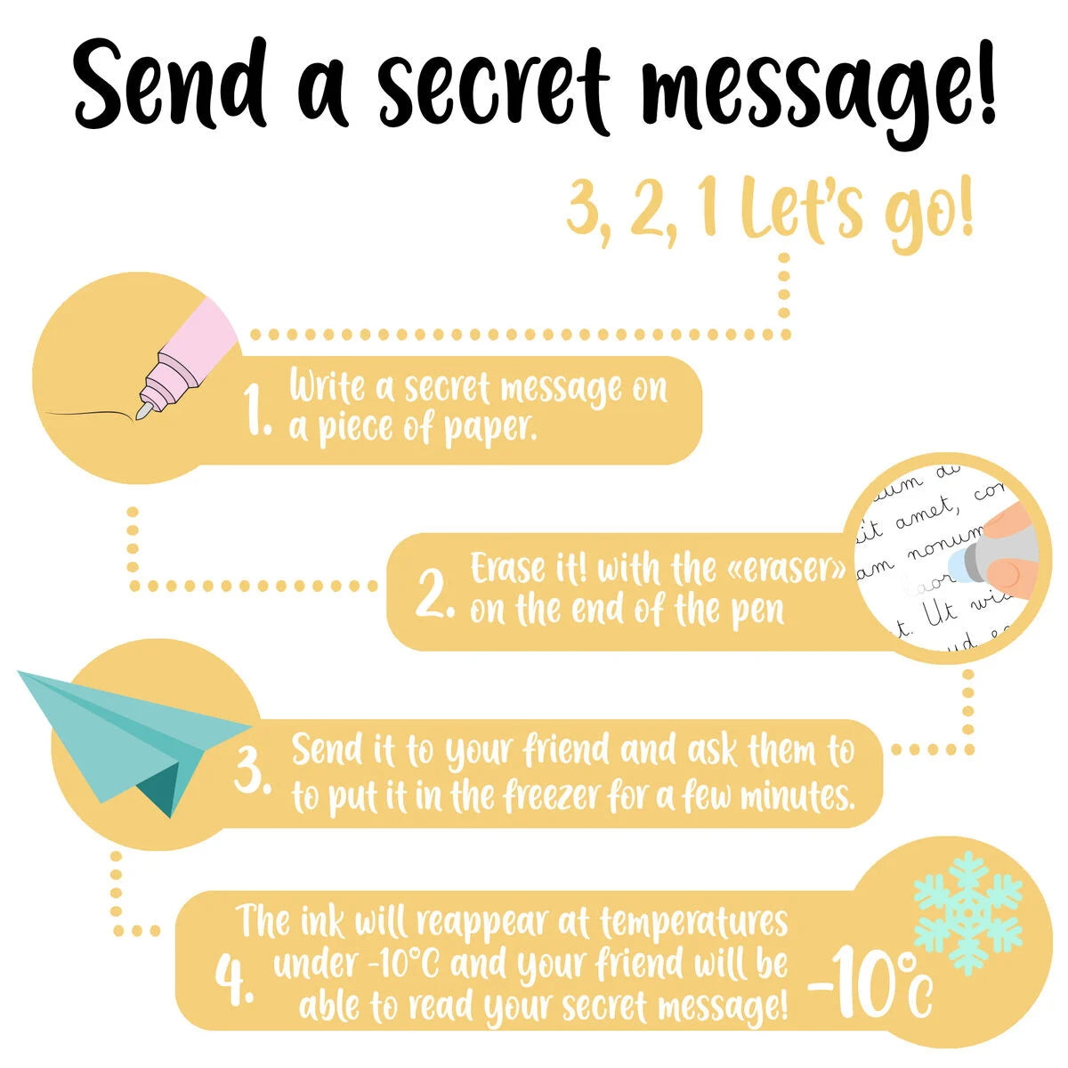 Legami - Nutcracker Erasable Pens