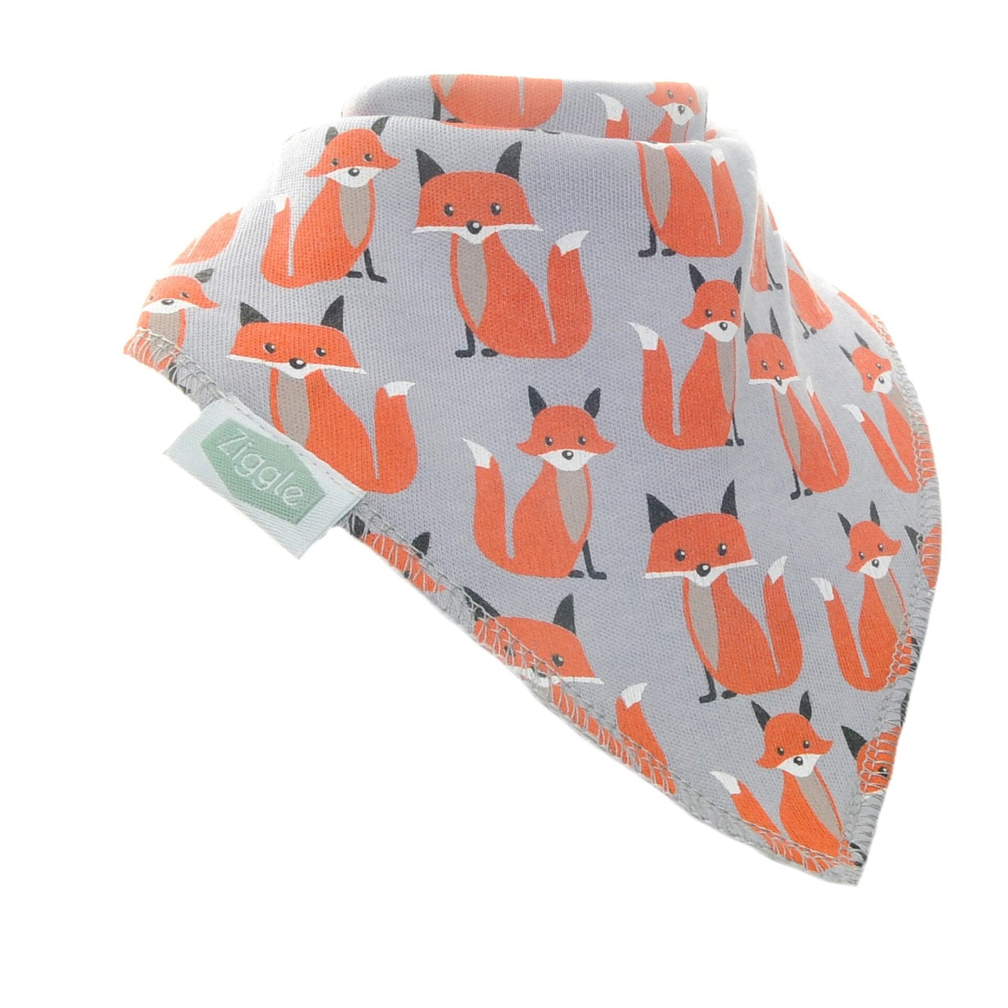 Ziggle Fox Print Bib