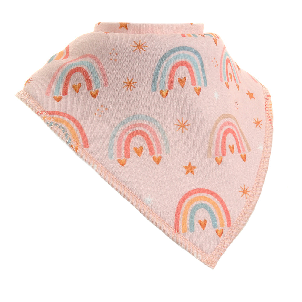 Ziggle Dream Rainbows Print Bib