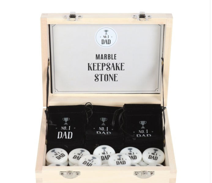 Sale - No. 1 Dad Marble Keepsake Stones