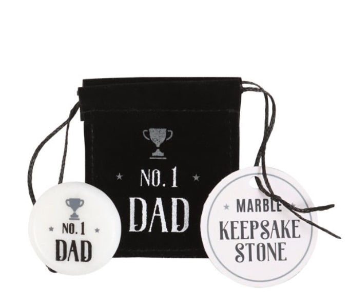 Sale - No. 1 Dad Marble Keepsake Stones