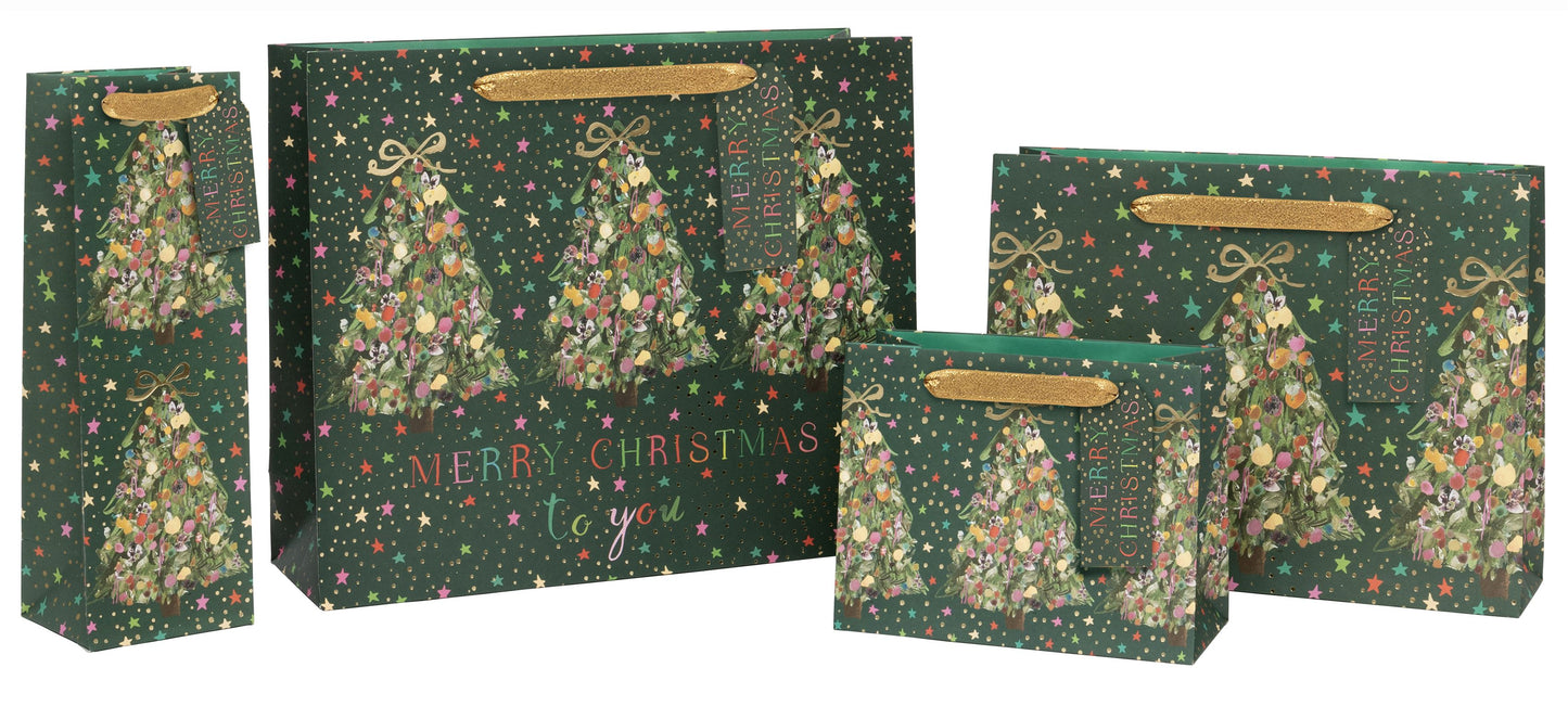 Christmas Gift Bags - Exquisite Evergreen