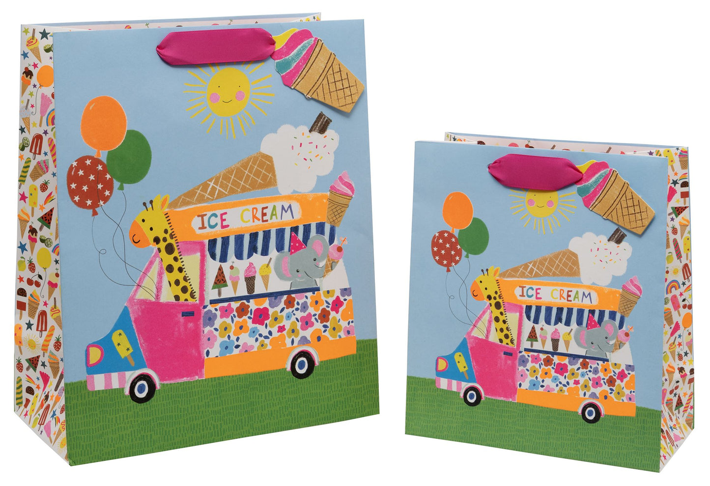 Papersalad Ice cream truck gift bag