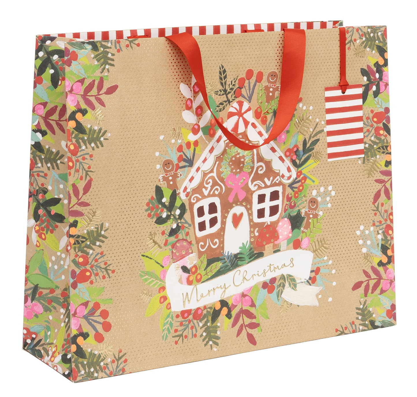 Small Gift Bag - Landscape Gingerbread