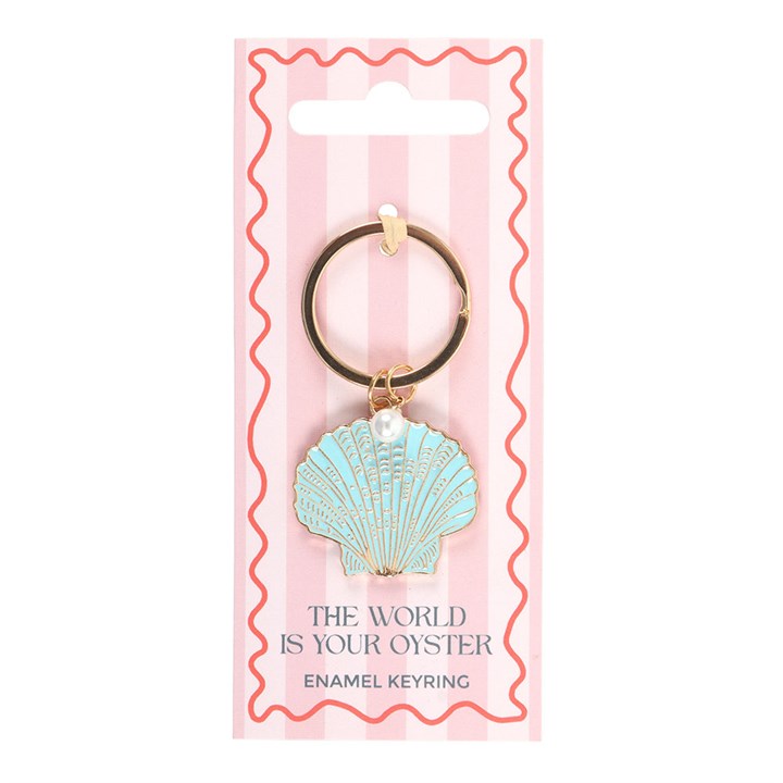 The World is Your Osyter Keyring