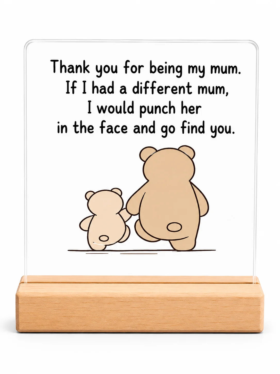 Gift Acrylic Plaque - Mum