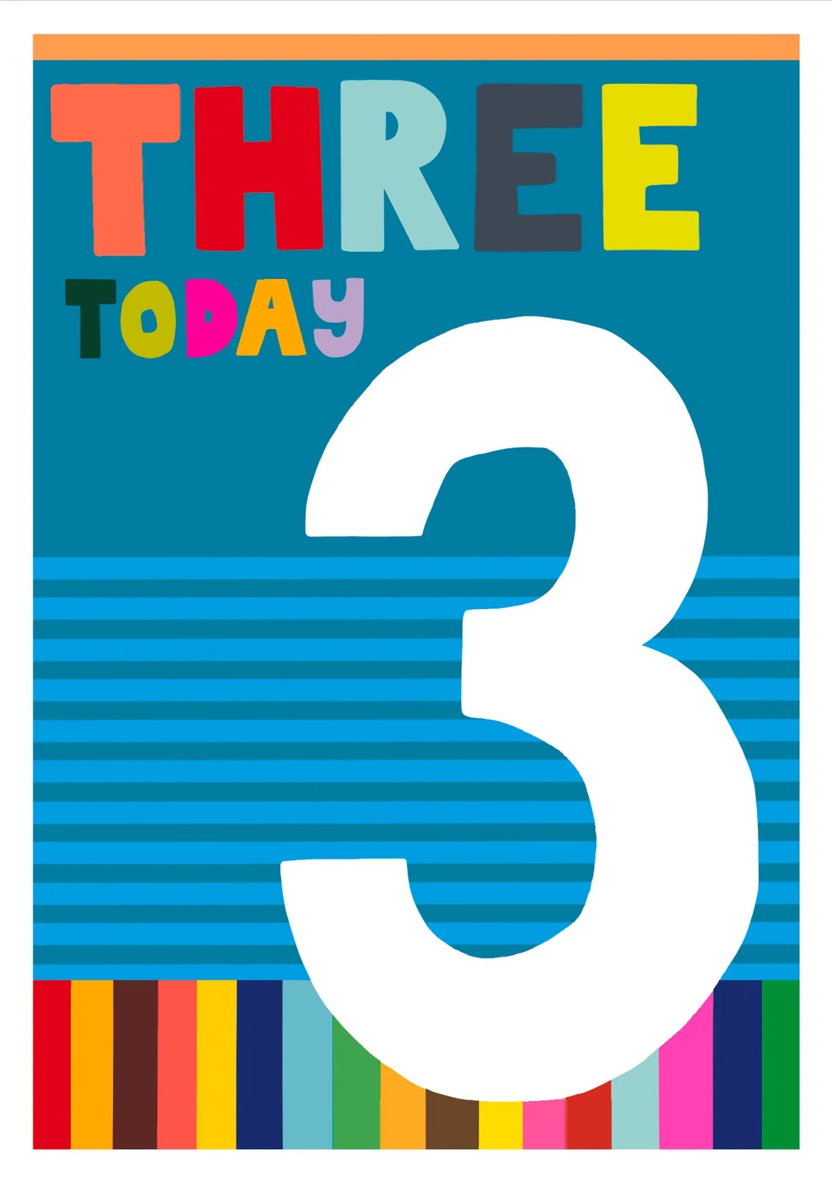 Papersalad - 3rd Birthday Card