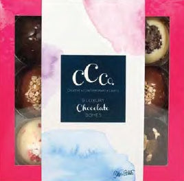 9 Chocolate Domes (Pink Box)