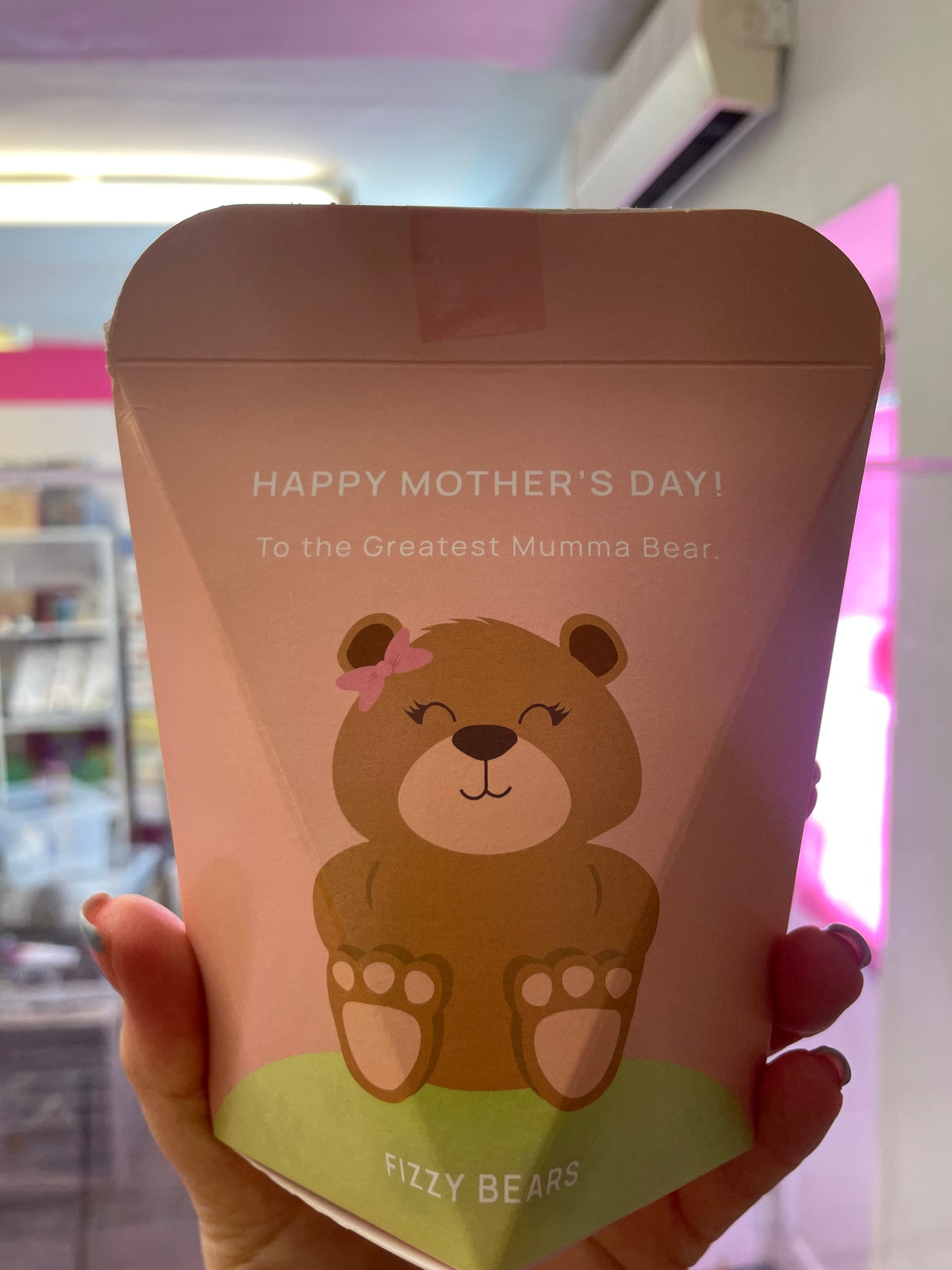 Sale - Fizzy Mumma Bear pouch gift box