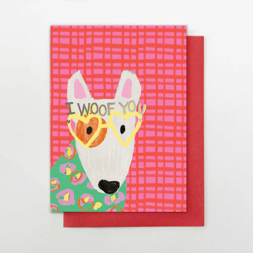 Valentines Cards - Woof You IN14