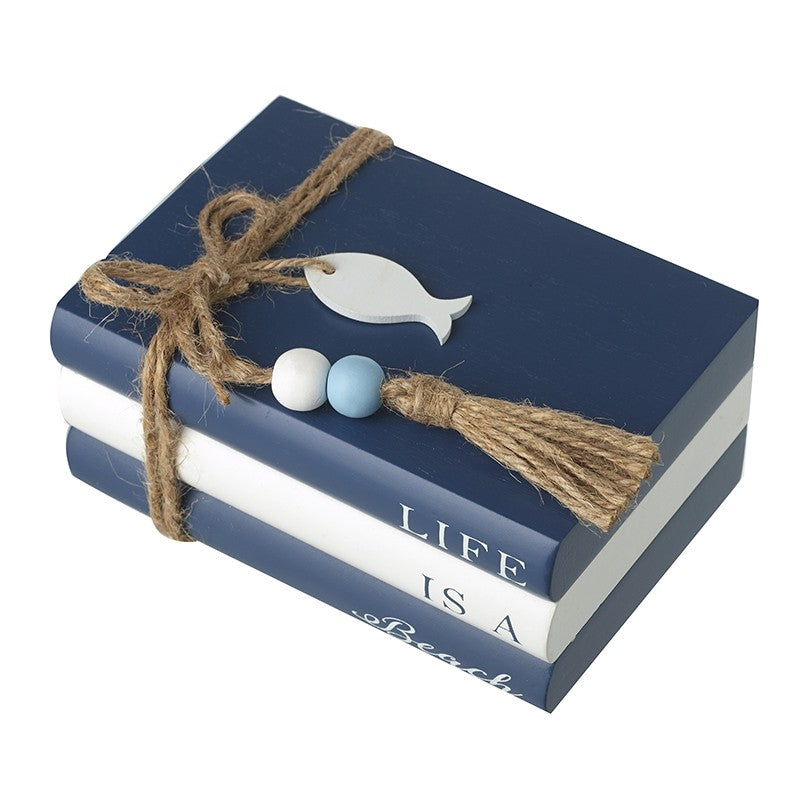Life Is A Beach Book Stack