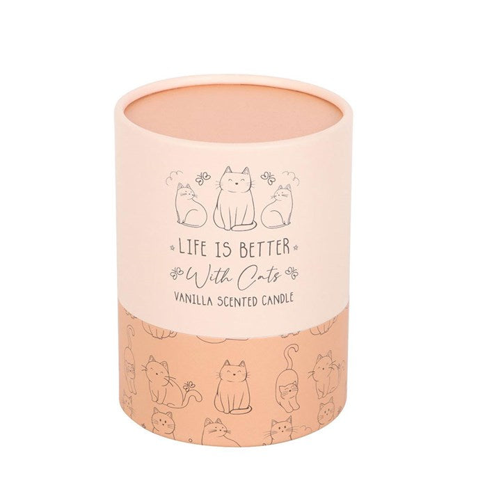 Life is better with Cats Vanilla Candle