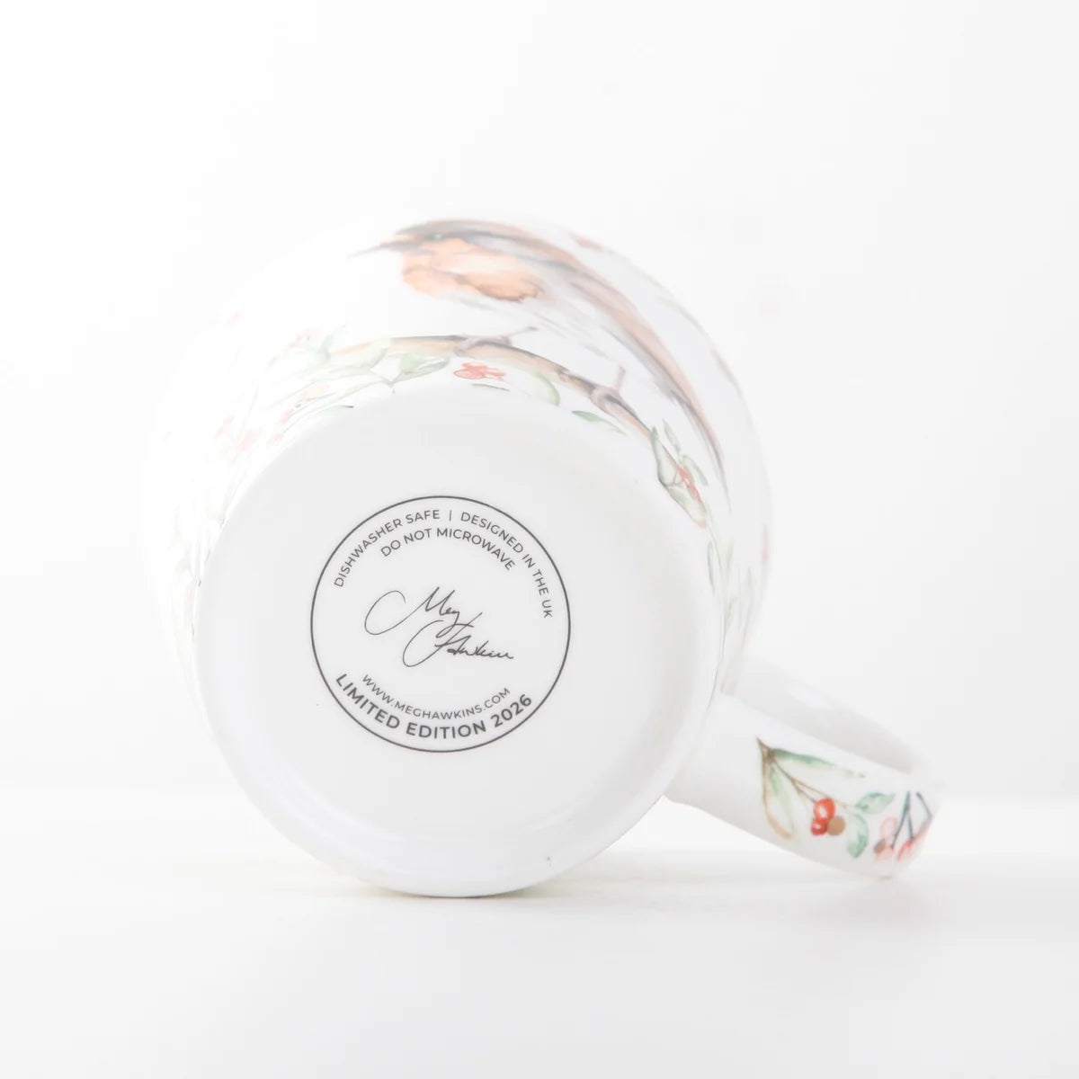 Meg Hawkins - Robin limited edition mug
