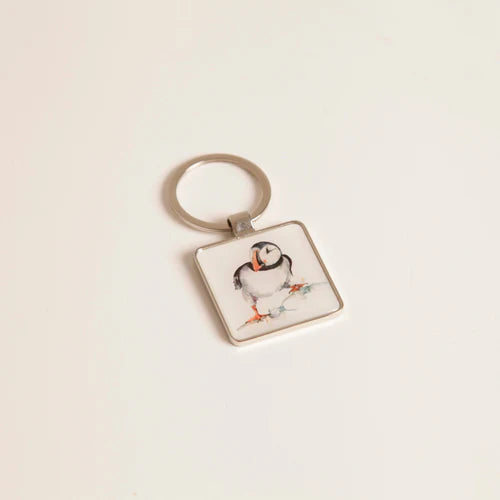 Puffin Design Keychain