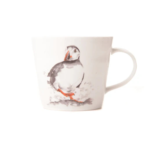 'The Coast' Puffin Design Bone China Mug