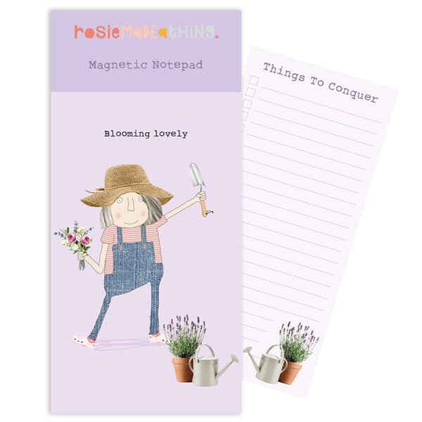 Magnetic Shopping List - Blooming Lovely