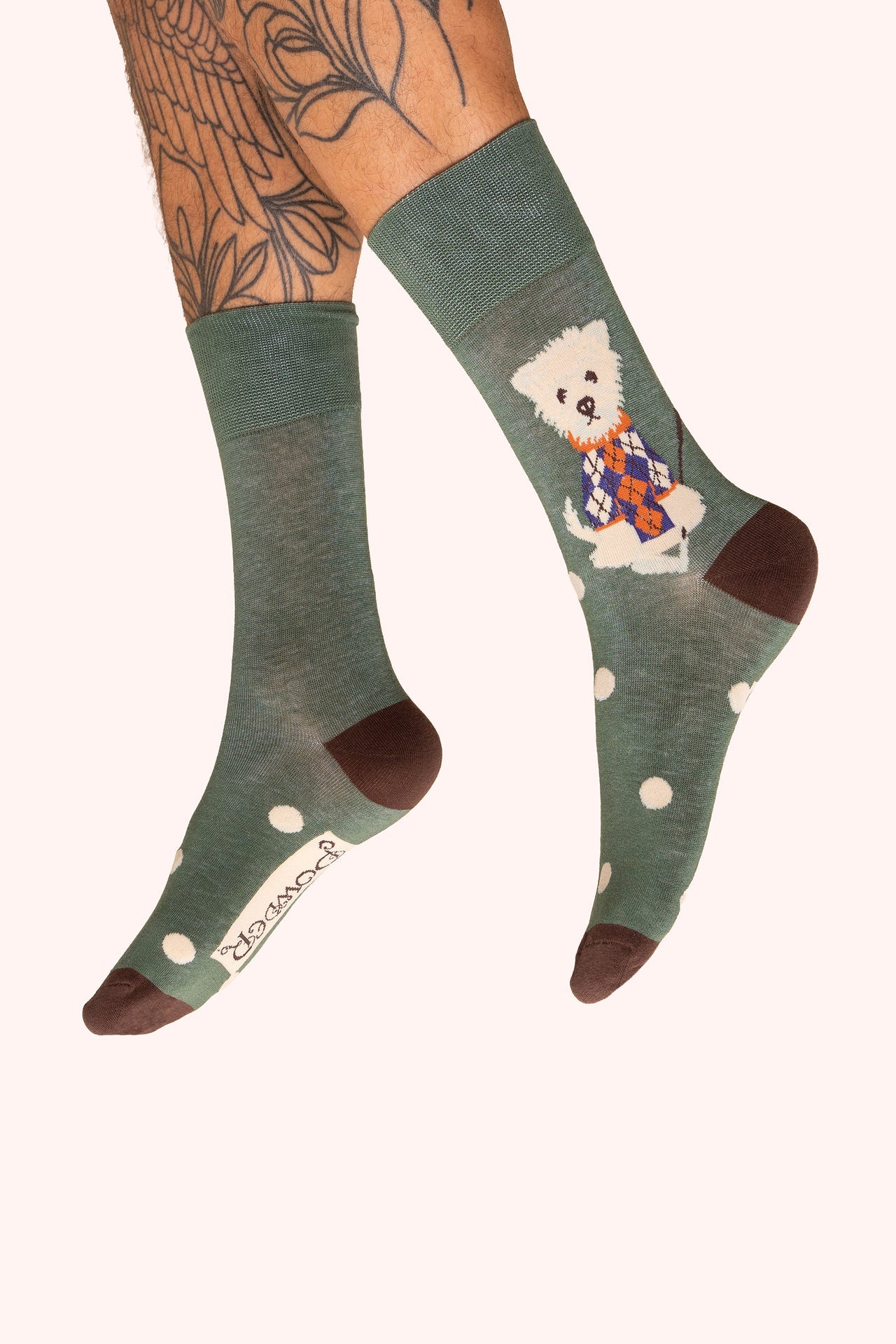 Powder Men's Golfing Westie Socks