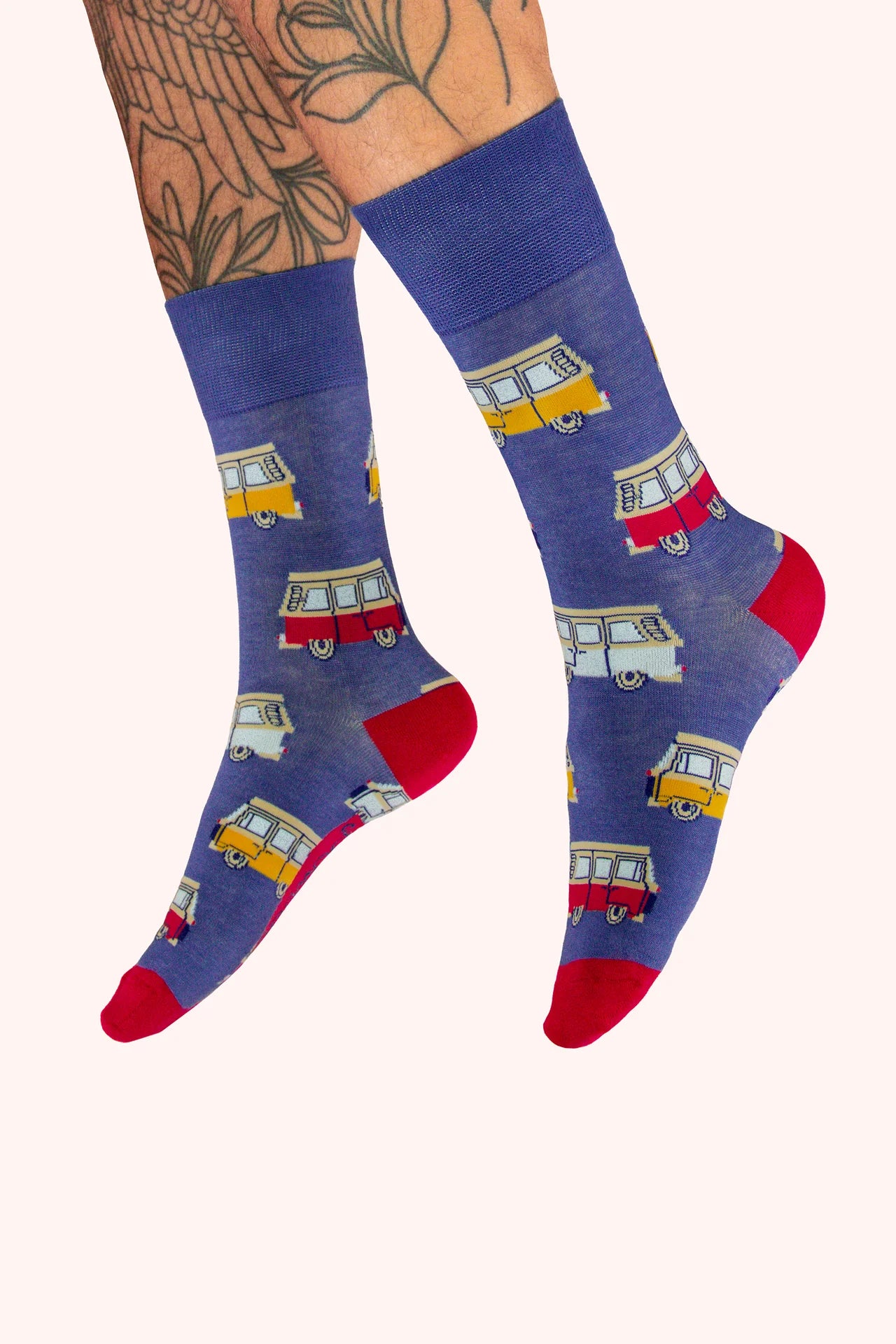 Powder Men's Socks - Vintage Van - Denim