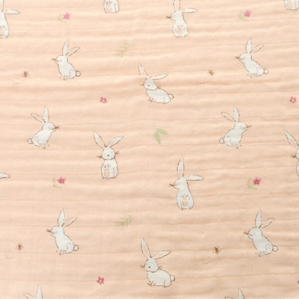 Ziggle Bunnies Muslin Square