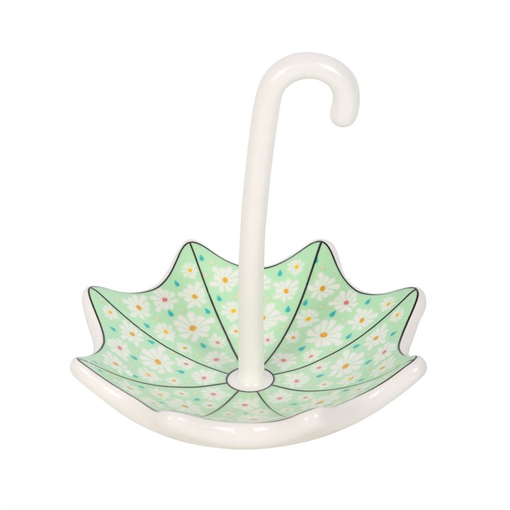 Flroal Umbrella Trinket Dish
