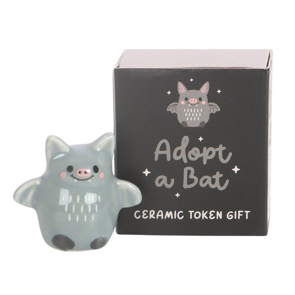 Adopt A Bat Ceramic Token