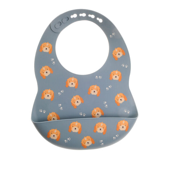 Silicone feeding bib - Cockapoo