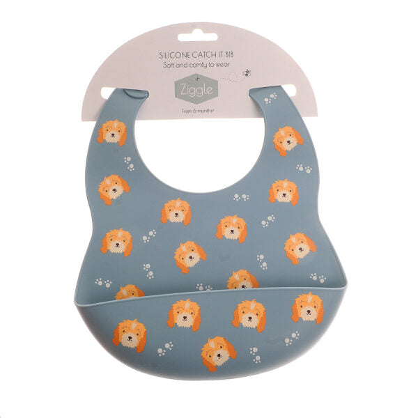 Silicone feeding bib - Cockapoo