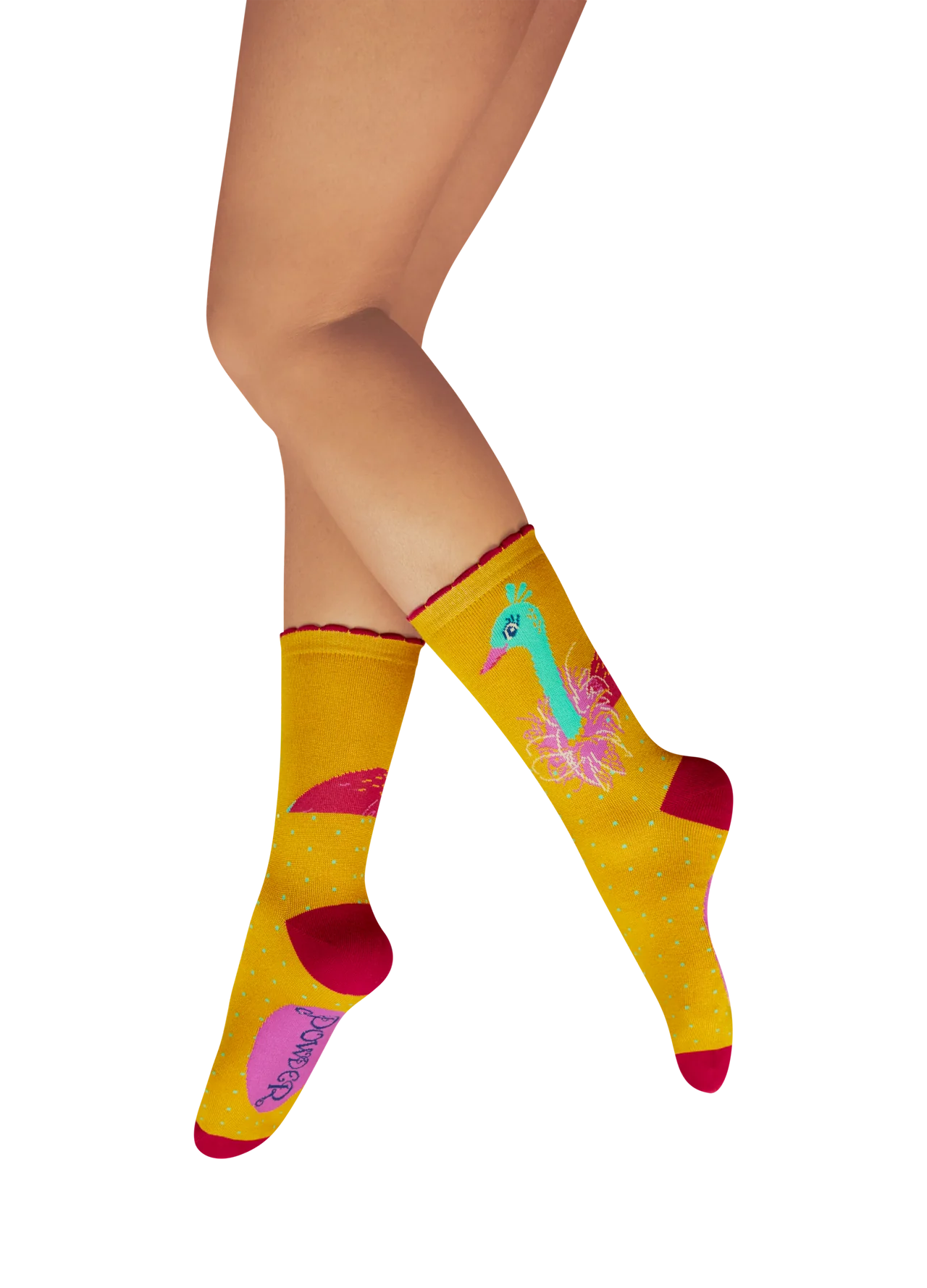 Ladies' Ankle Socks - Funky Emu