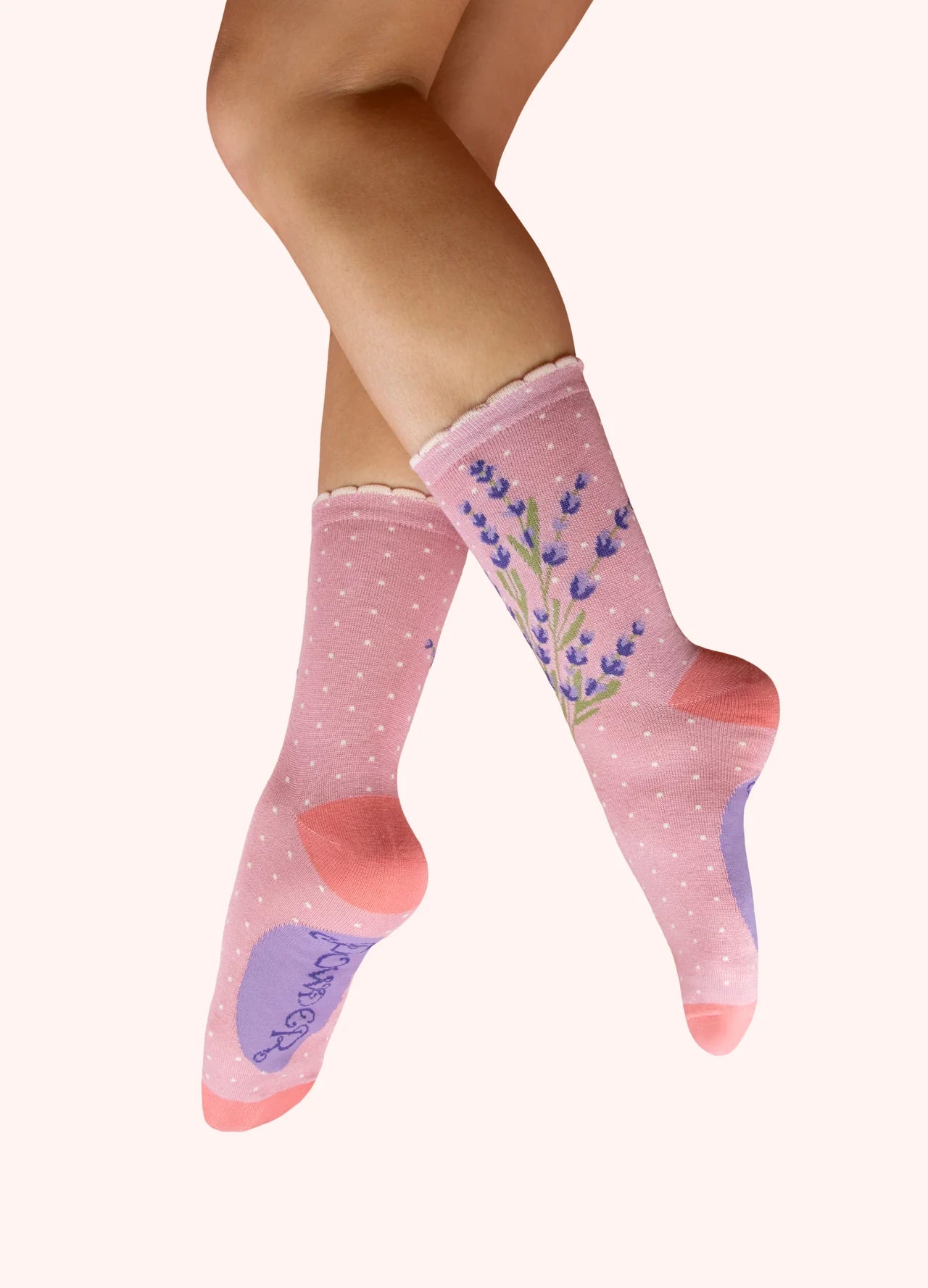 Power Women Socks - Luscious Lavender in Pink