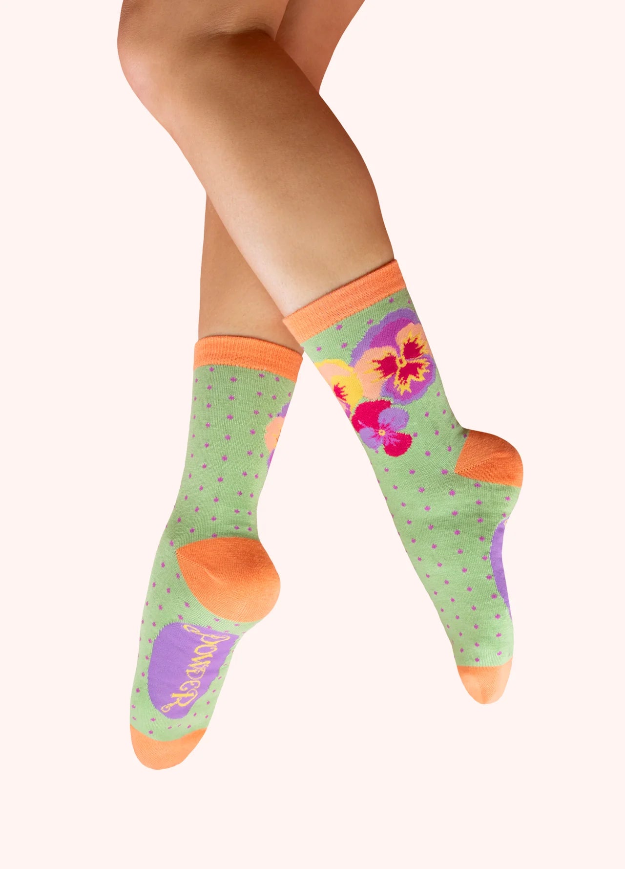 Power Women Socks - Pansies