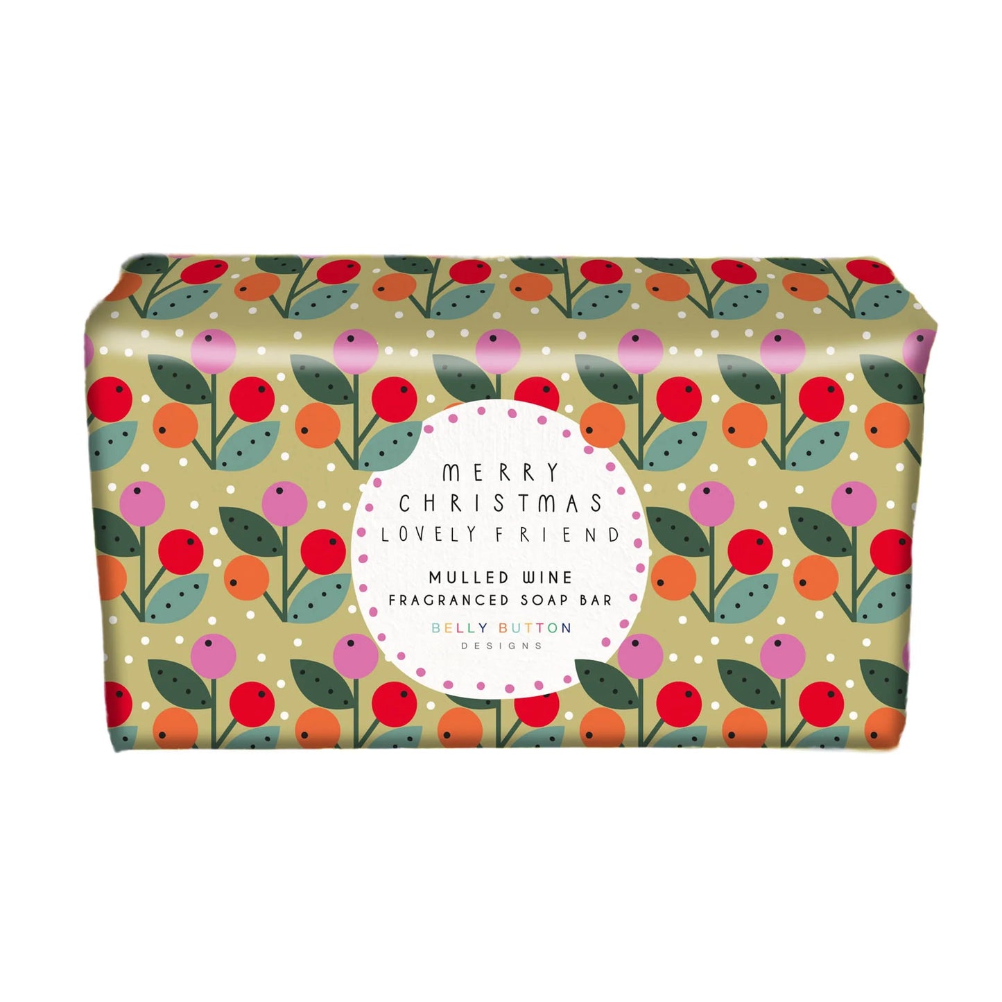 Frangranced Soap Bar Mery Christmas Lovely Friend