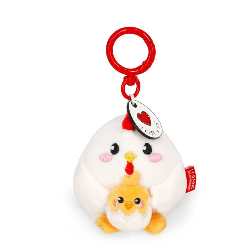 Hen Plush Key Ring - Super Soft! - Tiny
