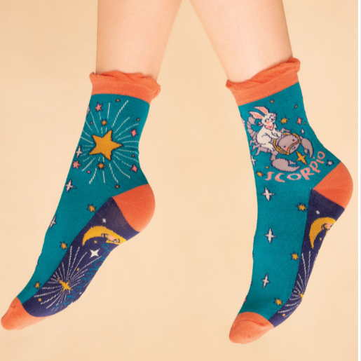Powder Zodic Sign Socks