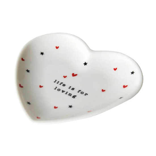 Sale - Heart Trinket - Life is for loving