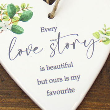 Sale - Langs - Ceramic Wedding Hearts