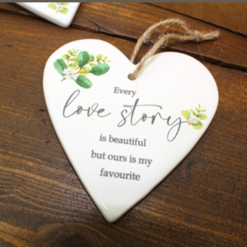 Sale - Langs - Ceramic Wedding Hearts